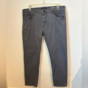 Mavi Zach Straight Leg Jeans Men’s 38x34 Gray Twill Stretch Casual Pants